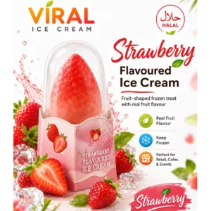 VIRAL STRAWBERRY ICE CREAM (FRUIT SHAPED)